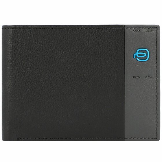 Piquadro Pulse Leather Wallet 13 cm schwarz