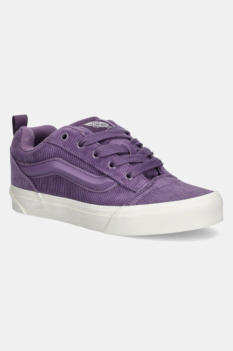 Vans tenisówki zamszowe Knu Skool kolor fioletowy VN000CRPCIF1