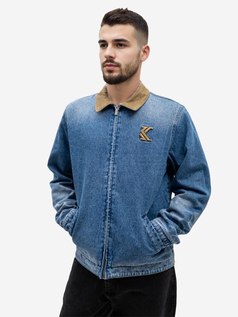 Kurka Jeansowa Męska Niebieska Karl Kani OG Jacket