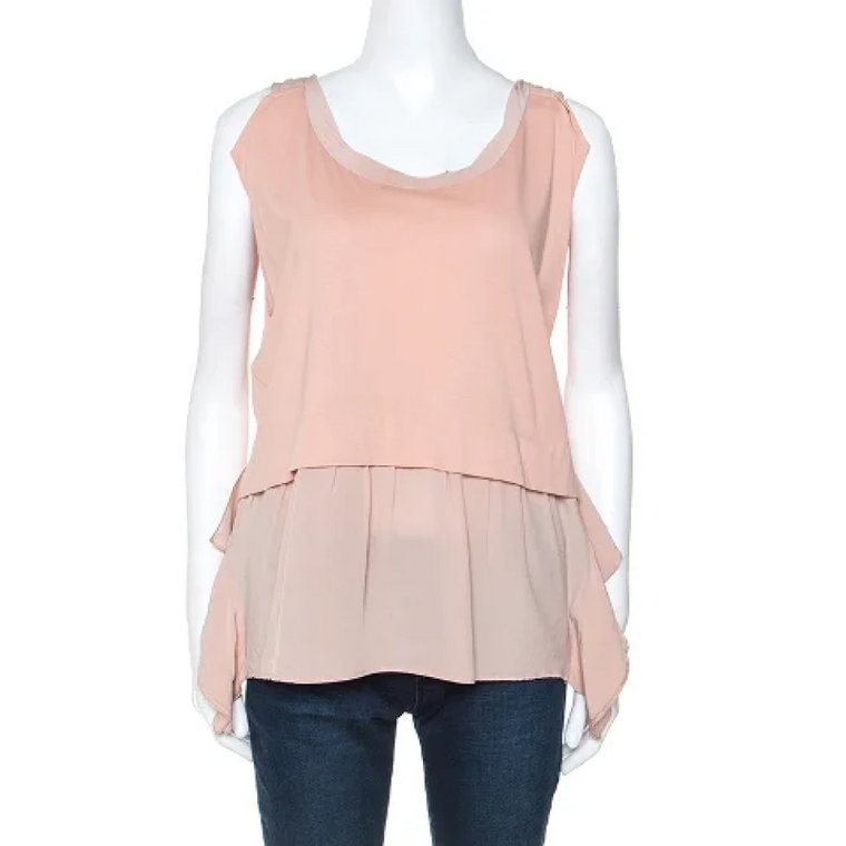 Pre-owned Cotton tops Miu Miu Pre-owned