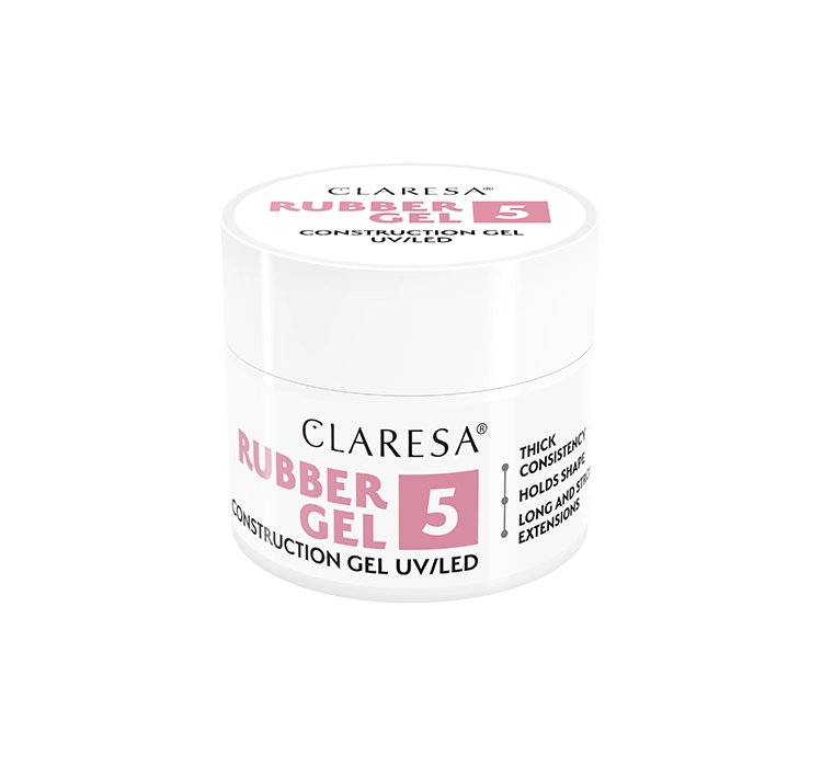 CLARESA RUBBER GEL ŻEL BUDUJĄCY UV/LED 5 12G