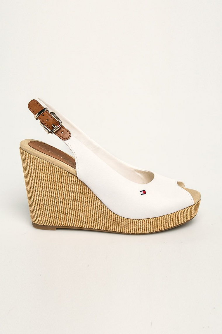 Tommy Hilfiger  Sandały ICONIC ELENA SLING BACK WEDGE FW0FW04789