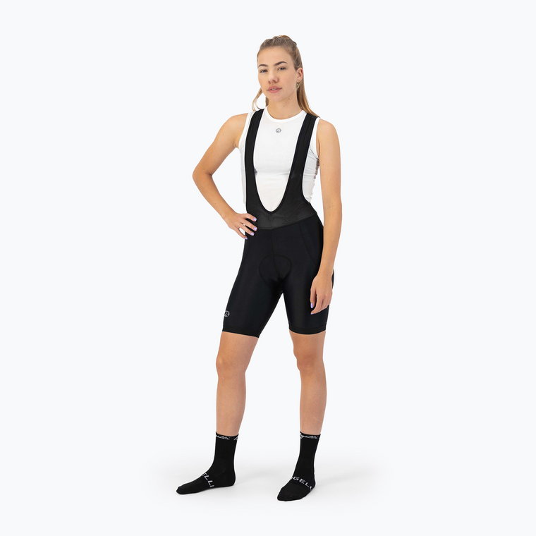 Spodenki rowerowe damskie Rogelli Core Bib Short black