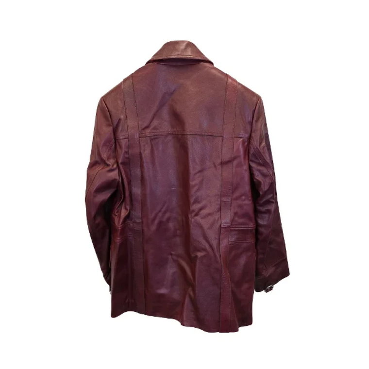 Pre-owned Leather outerwear Coach Pre-owned