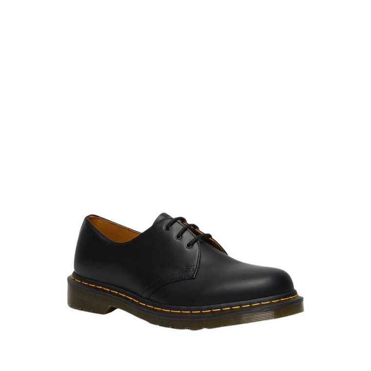 Czarne gładkie buty - model 1461 Dr. Martens