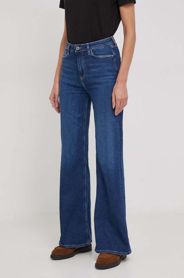 Pepe Jeans jeansy damskie high waist