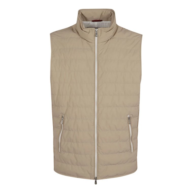 Nude & Neutrals Down Vest Aw24 Brunello Cucinelli