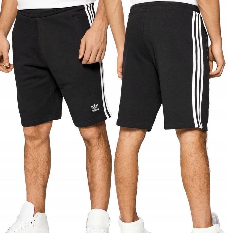 Adidas spodenki krótkie szorty męskie czarne M