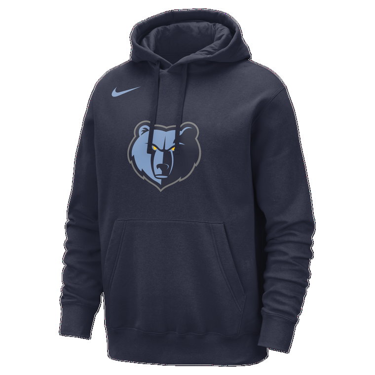 Męska bluza z kapturem NBA Nike Memphis Grizzlies Club - Niebieski