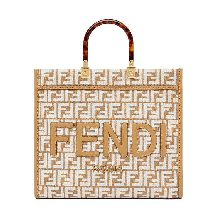 Beżowa torba Tapestry Fendi