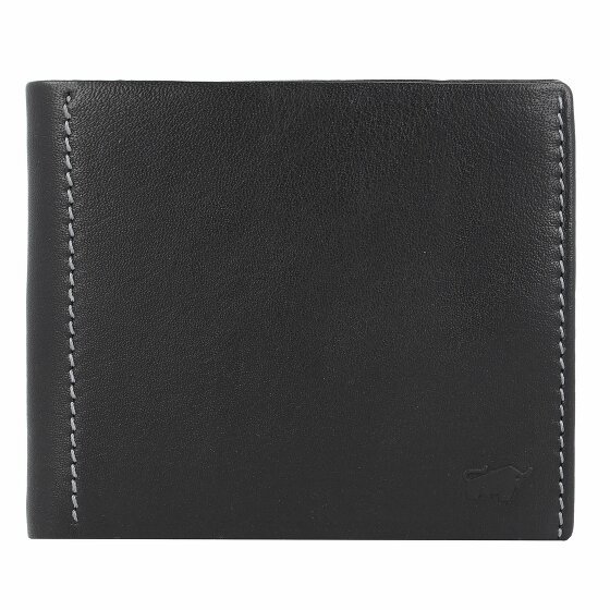 Braun Büffel Henry Wallet Leather 12 cm schwarz