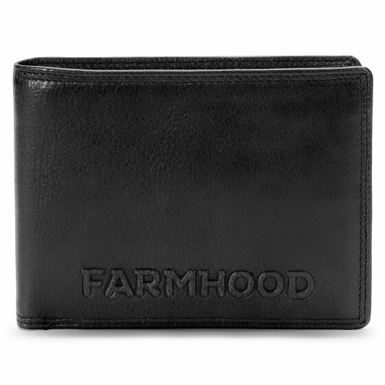 Farmhood Memphis Portfel Ochrona RFID Skórzany 12.5 cm black