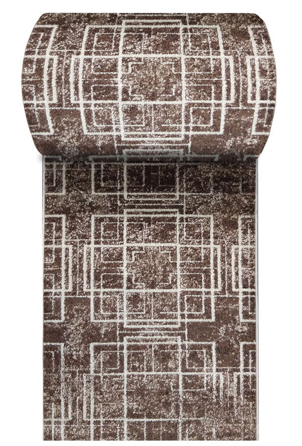 Brązowy chodnik dywanowy na metry - Bitos