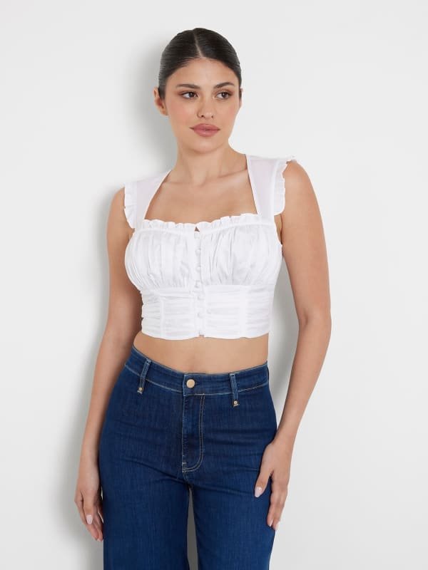 Top Bustier Z Bawełny