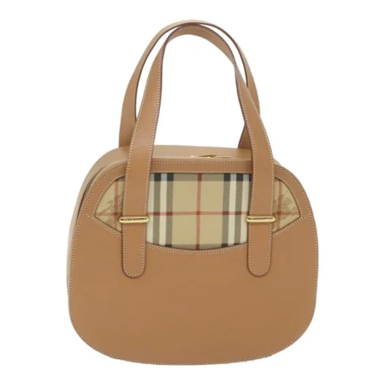 Pre-owned Leather handbags Burberry Vintage