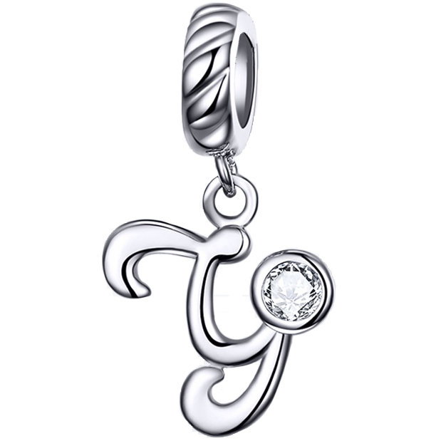 CHARMS LITERKA Y srebro 925 koralik