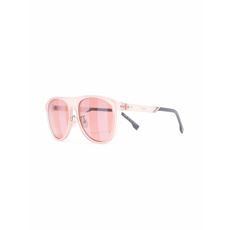 Stylowe Różowe Okulary Fendi