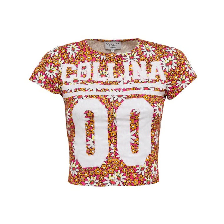 Koszulka z kwiatowym nadrukiem Collina Strada