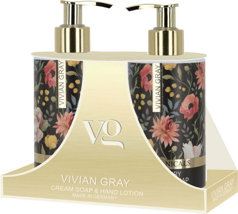 Vivian Gray Zestaw Botanicals Mydło w płynie + Krem do rąk