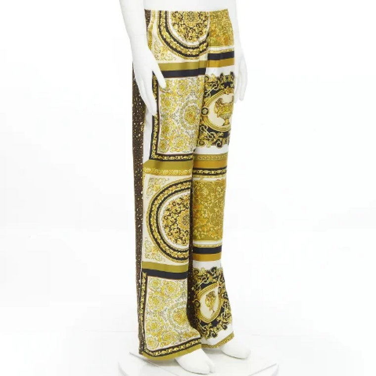 Pre-owned Silk bottoms Versace Pre-owned