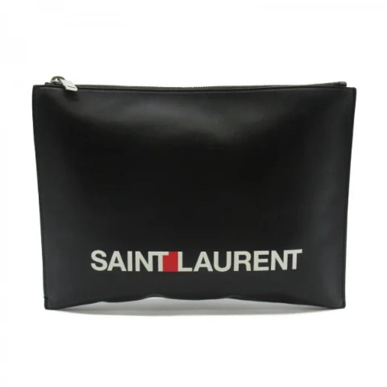 Pre-owned Leather clutches Yves Saint Laurent Vintage