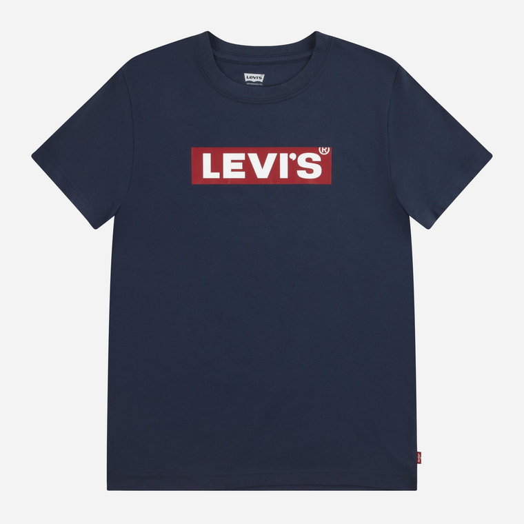 Koszulka młodzieżowa dla chłopca Levis 9EJ764-C8D 152 cm Granatowa (3666643020705). T-shirty, koszulki chłopięce
