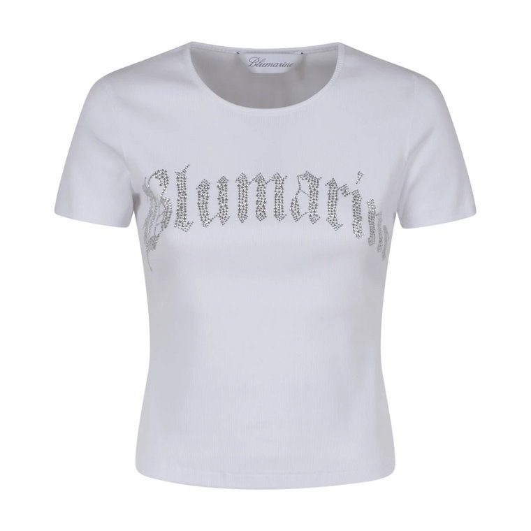 Biała Koszulka dla Kobiet Blumarine