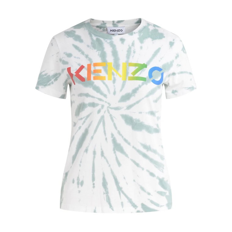 Elegancka i wygodna damska koszulka z nadrukiem Tie-Dye Kenzo