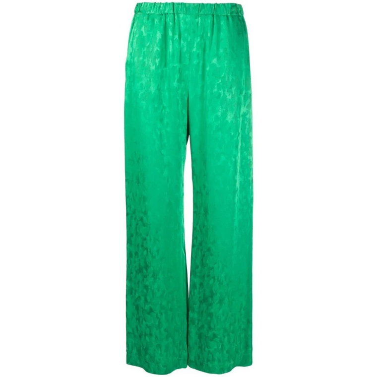 jacquard satin palazzo pants Msgm