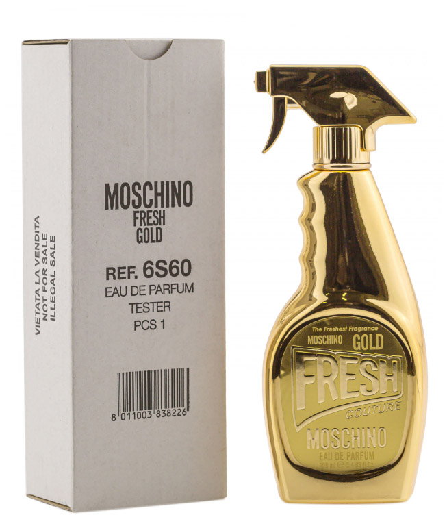 Tester Woda perfumowana damska Moschino Fresh Couture Gold Edp 100 ml (8011003838226). Perfumy damskie
