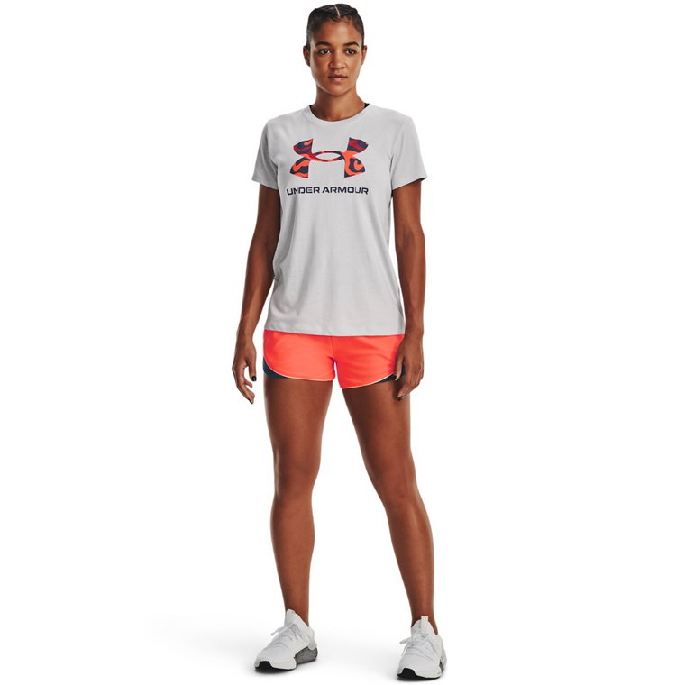 Damskie spodenki treningowe Under Armour UA Play Up CB Short - pomarańczowe