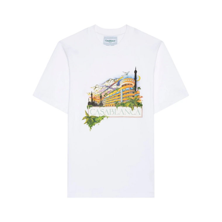 Paris Print T-Shirt Casablanca