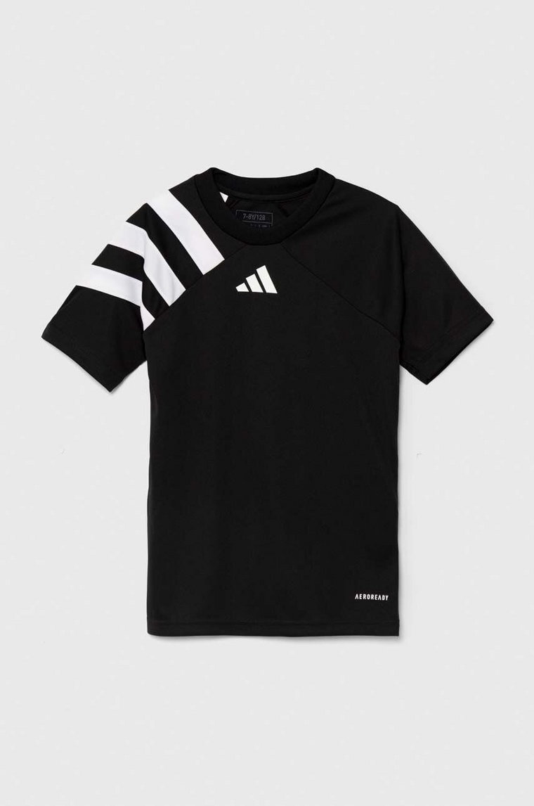 adidas Performance t-shirt dziecięcy FORTORE23 JSY Y kolor czarny wzorzysty IK5740