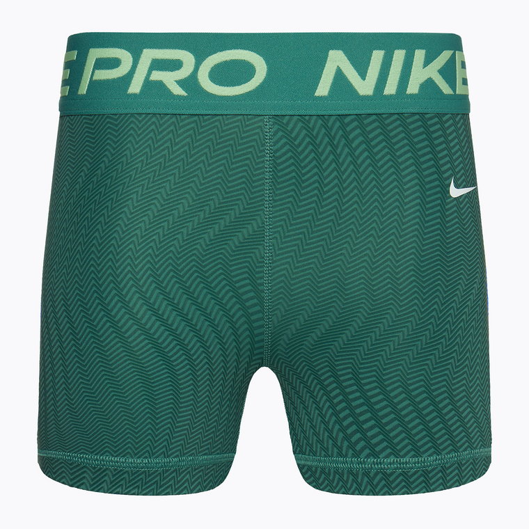 Spodenki treningowe damskie Nike Pro Dri-Fit Mid-Rise 3" Printed bicoastal/white