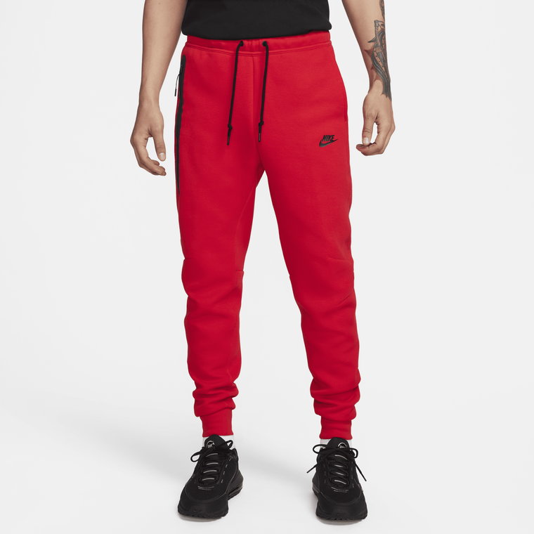 Joggery męskie Nike Sportswear Tech Fleece - Czerwony