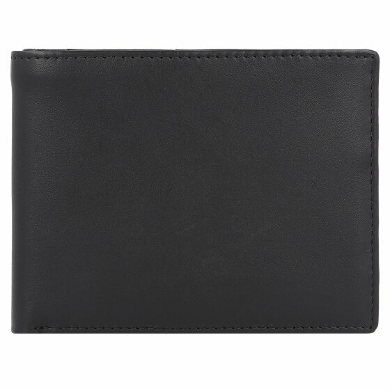 Esquire Frankfurt Portfel Ochrona RFID Skórzany 11 cm schwarz