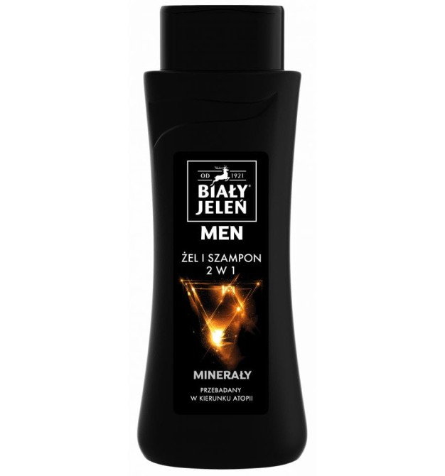 Biały Jeleń For Men hipoalergiczny żel & szampon 2w1 z minerałami 300ml