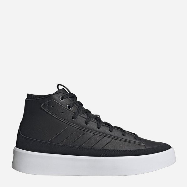 Tenisówki męskie skórzane na platformie do kostki adidas Znsored Hi Prem Leather 45.5 (10.5UK) 30 cm Czarne (4066756261894). Trampki męskie