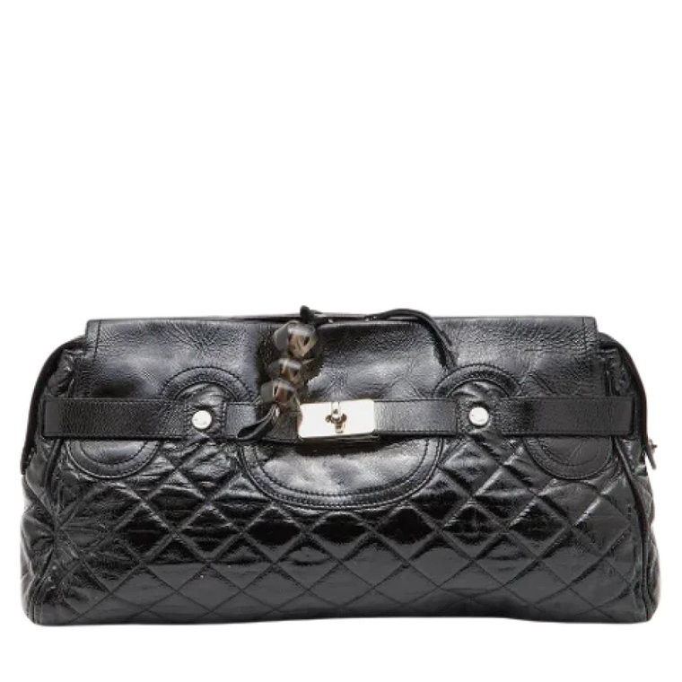 Pre-owned Leather clutches Moschino Pre-Owned