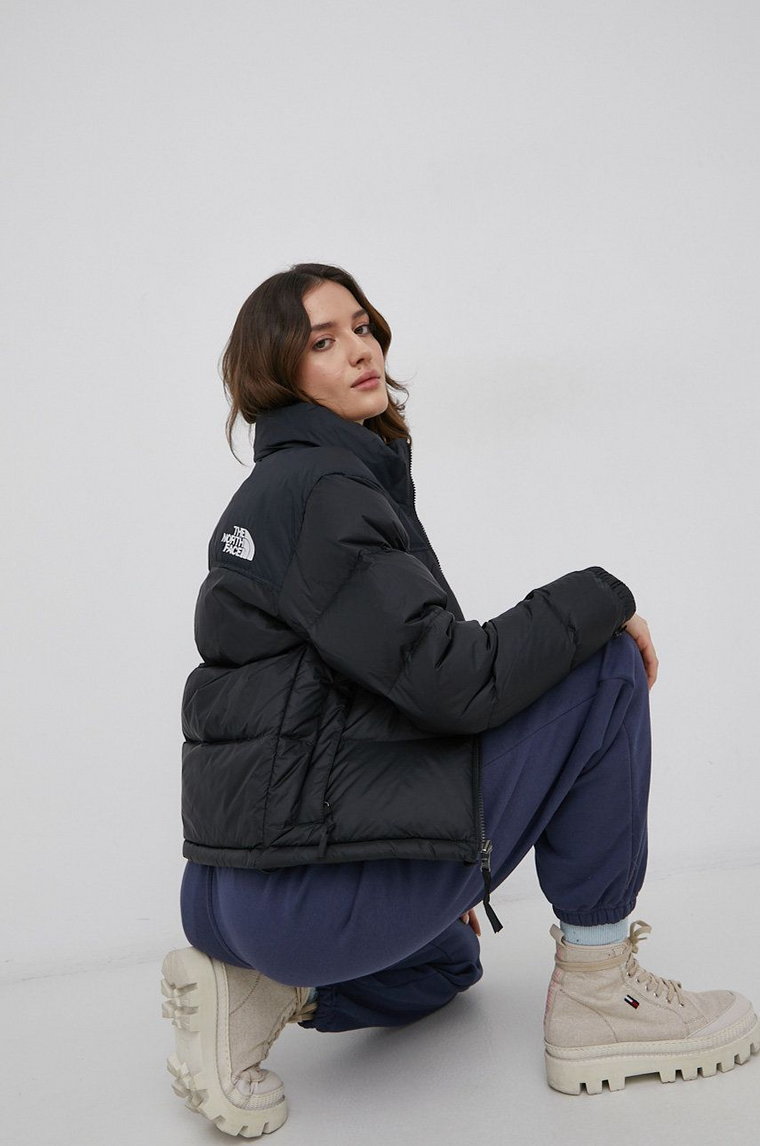 The North Face Kurtka puchowa W 1996 RETRO NUPTSE JACKET damska kolor czarny zimowa NF0A3XEOLE41