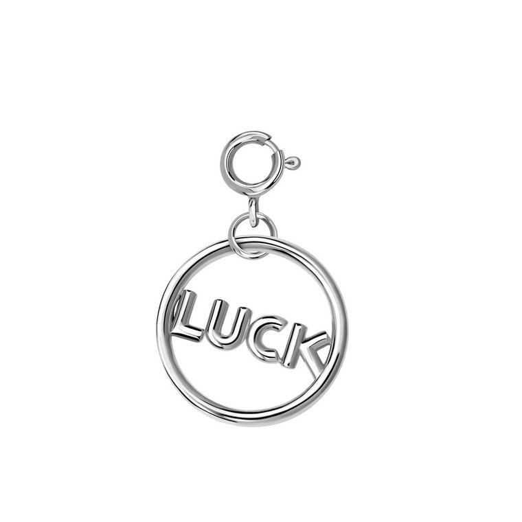 Zawieszka srebrna charms - luck - Love Story