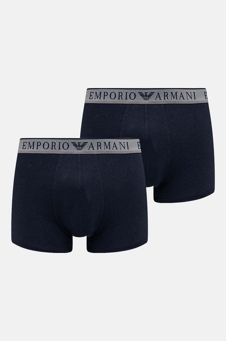 Emporio Armani Underwear bokserki 2-pack męskie kolor granatowy 111769 4F720