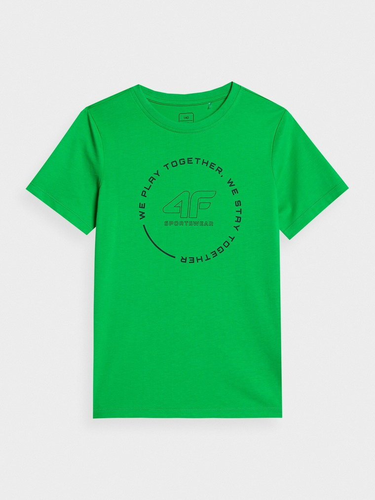 T-shirt z bawełny organicznej chłopięcy