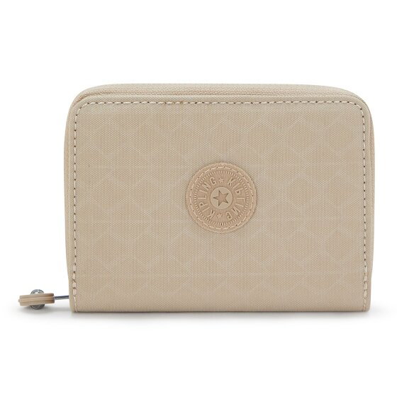 Kipling Basic Money Love Portfel Ochrona RFID 12.5 cm sign beige emb