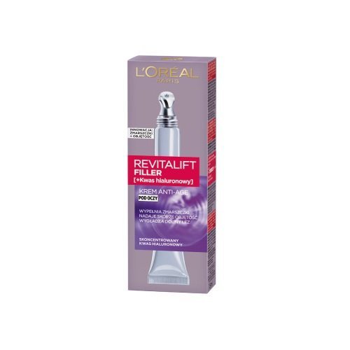 L'oreal Paris, Revitalift Filler, krem Anti-Age pod oczy, 15 ml