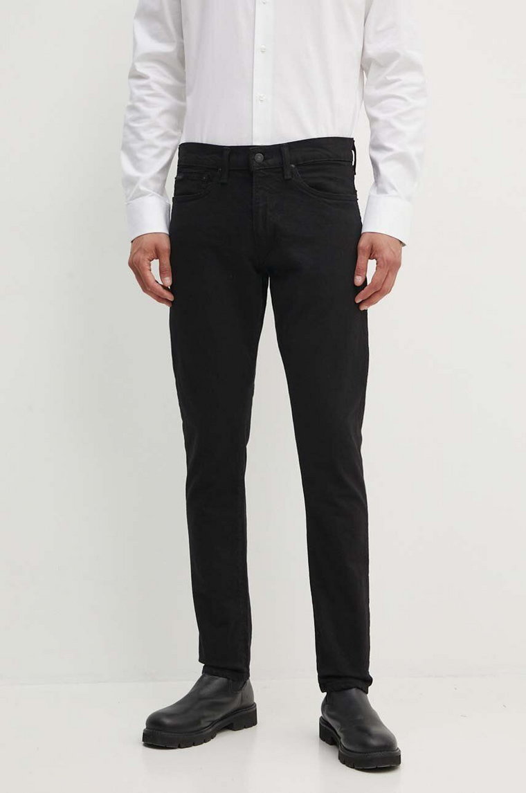 Polo Ralph Lauren jeansy męskie kolor czarny 710956083