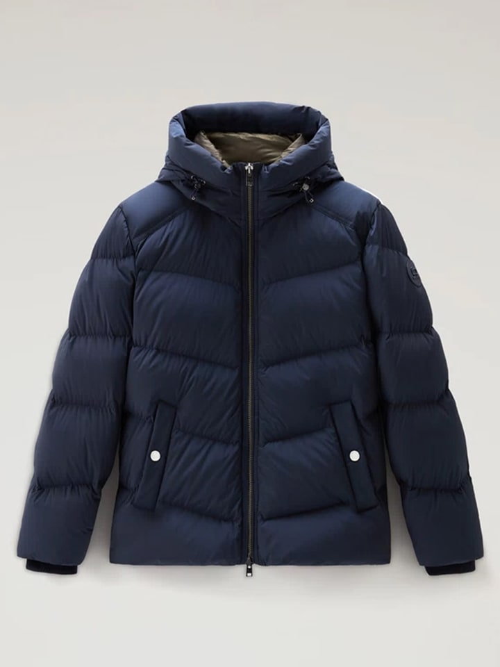 Woolrich Kurtka puchowa w kolorze granatowym