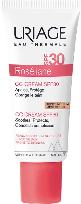 Krem do opalania do twarzy Uriage Roséliane CC Cream SPF 30 Przeciw zaczerwienieniom każdy rodzaj skóry 40 ml (3661434003417). Kosmetyki do ochrony przeciwsłonecznej