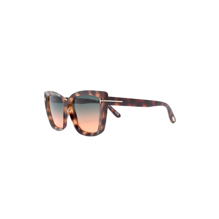 Brązowe/Hawana Okulary przeciwsłoneczne Tom Ford