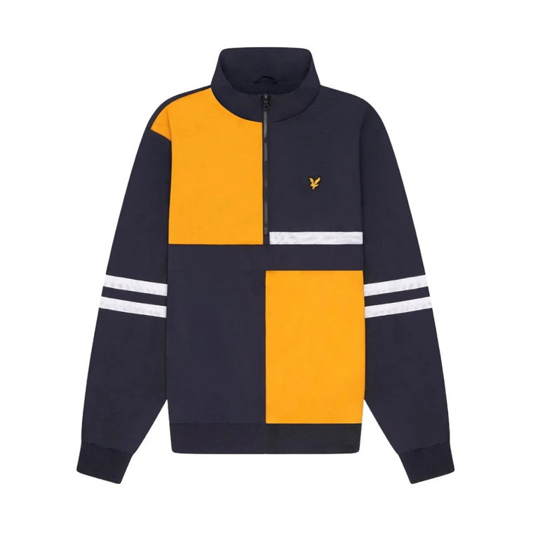 Kurtka z kontrastowym materiałem Lyle & Scott